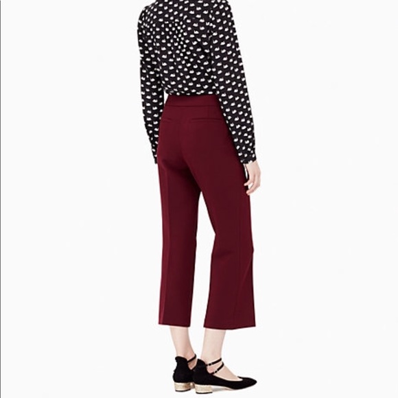 Kate Spade maroon Pants! Size 4! - Picture 2 of 6